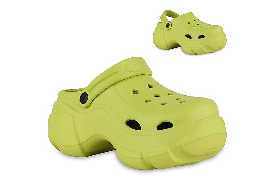 VAN HILL 841112 Plateausandaletten Damen Plateau Sandaletten Cut-Outs Profi günstig online kaufen