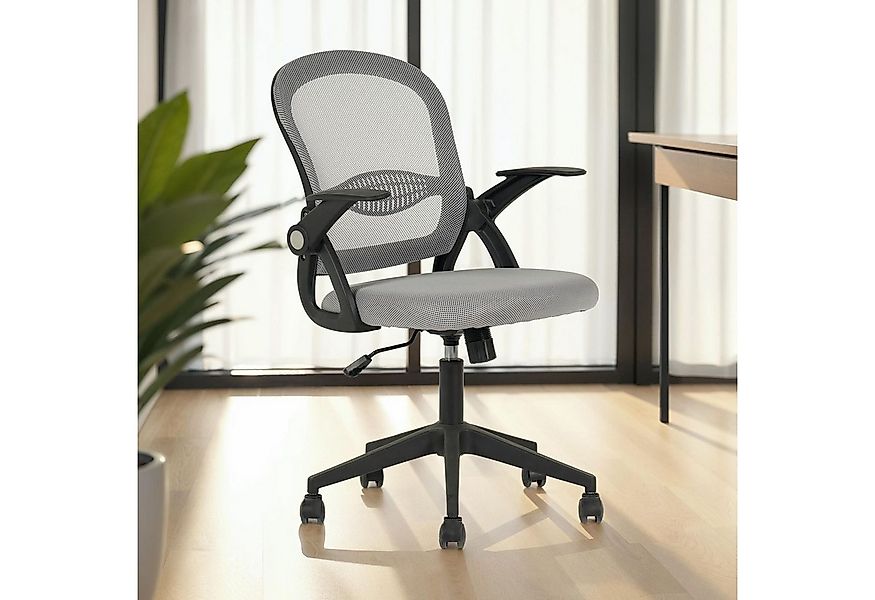 IDIMEX Drehstuhl EREN, Ergonomischer Bürostuhl mit Netzrücken und Armlehnen günstig online kaufen