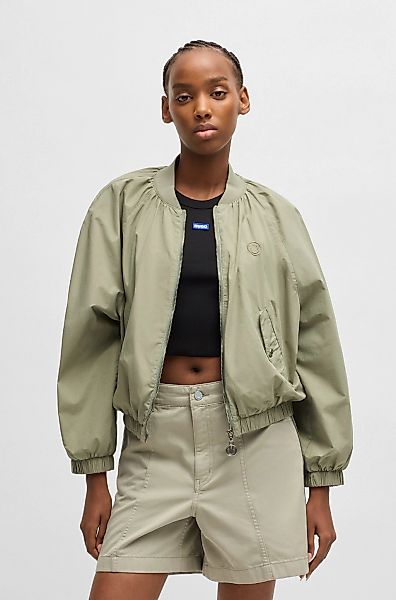 HUGO Blue Kurzblazer "Asata-1-D B", mit Raglanärmeln Bomberjacke Bomber günstig online kaufen