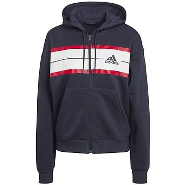 adidas  Sweatshirt Essentials Pinstripe Block Fleece günstig online kaufen