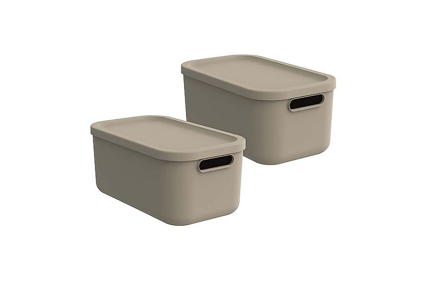 ROTHO Aufbewahrungsbox Albula Light Kiste 12l mit Deckel (Aufbewahrungsboxe günstig online kaufen