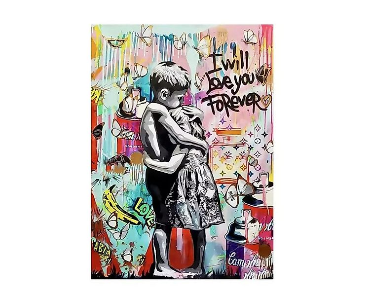 TPFLiving Kunstdruck (OHNE RAHMEN) Poster - Leinwand - Wandbild, Moderne St günstig online kaufen