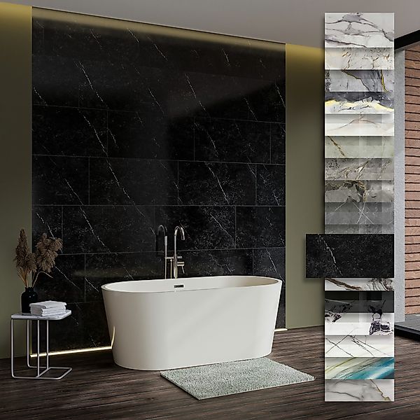 Hexim Wandpaneel, (Marmoroptik 1 Stück 78x39cm günstig online kaufen