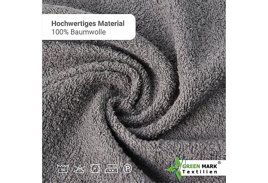 NatureMark Handtücher 8er-Sparpack Handtücher 50x100cm, 100% Baumwolle (8-S günstig online kaufen