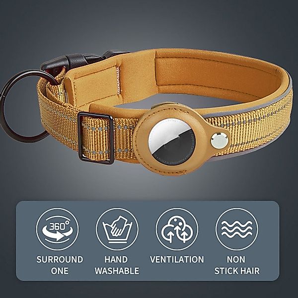 Wigento Smartwatch-Armband Für Apple AirTag Nylon günstig online kaufen