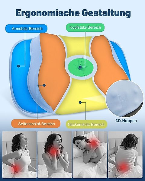 Esun Kopfkissen Nackenkissen, Memory Foam Kissen, Ergonomisches Nackenschme günstig online kaufen