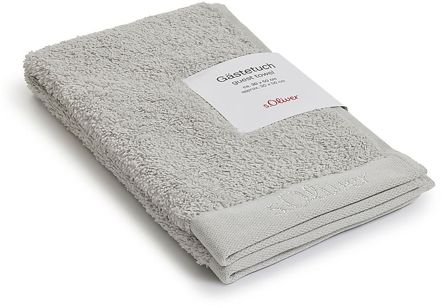 s.Oliver Gästehandtuch s. Oliver Gästetuch, Walkfrottier günstig online kaufen