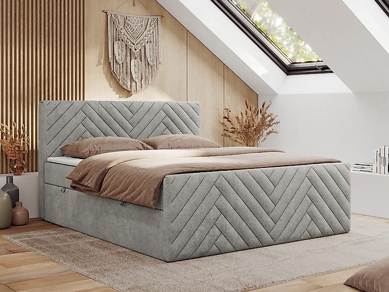 MKS MÖBEL Boxspringbett PARIS DUO (Packung, günstig online kaufen