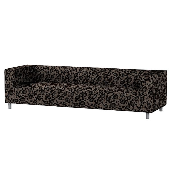 Bezug für Klippan 4-Sitzer Sofa, braun-schwarz, Bezug für Klippan 4-Sitzer, günstig online kaufen