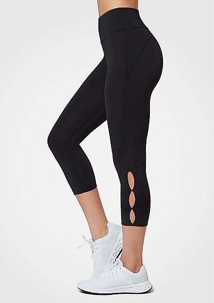 Yvette Caprileggings 3/4 Damen Hollow-out Sport günstig online kaufen