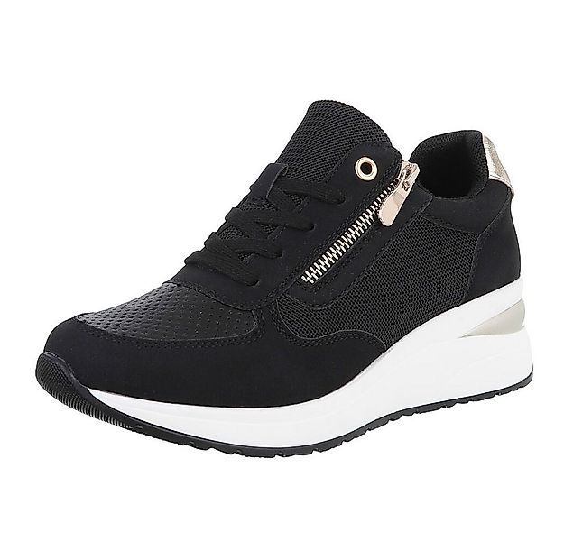 Ital-Design Damen Low-Top Freizeit Sneaker (88671822) Keilabsatz/Wedge Snea günstig online kaufen
