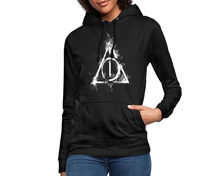 Spreadshirt Hoodie Harry Potter Teil 7 Symbol Damen Hoodie (1-tlg) günstig online kaufen