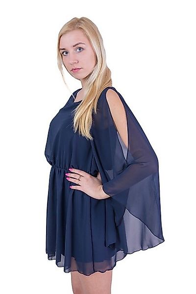 Sarcia.eu Minikleid John Zack navyblaues Minikleid - fließende Ärmel M günstig online kaufen