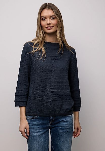 STREET ONE Langarmshirt im soften Baumwoll-Mix günstig online kaufen