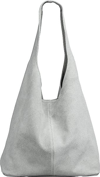 Caspar Schultertasche große Damen Wildleder Tasche günstig online kaufen