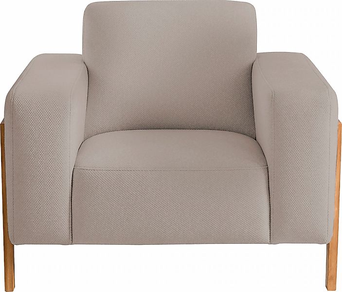 exxpo - sofa fashion Sessel "Starr, Loungesessel, Scandic Design mit Sichth günstig online kaufen