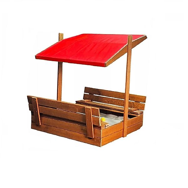 QLS Sandkasten 120cm mit Dach & günstig online kaufen