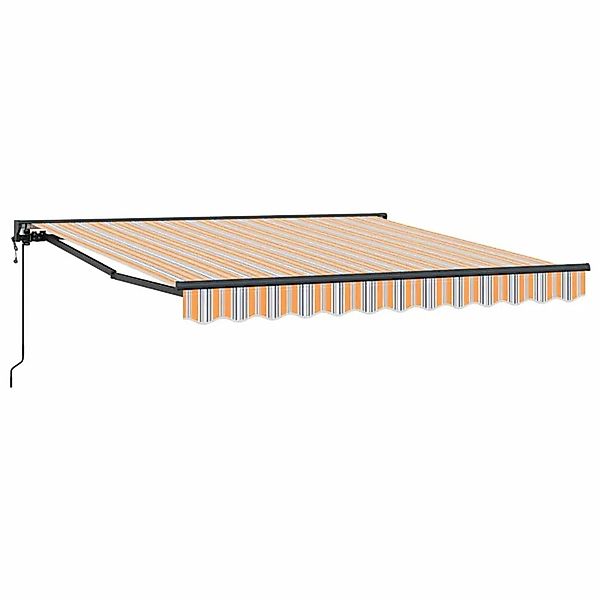 vidaXL Einziehbare Markise Blau und Orange 300 x 250 cm 3330014 günstig online kaufen