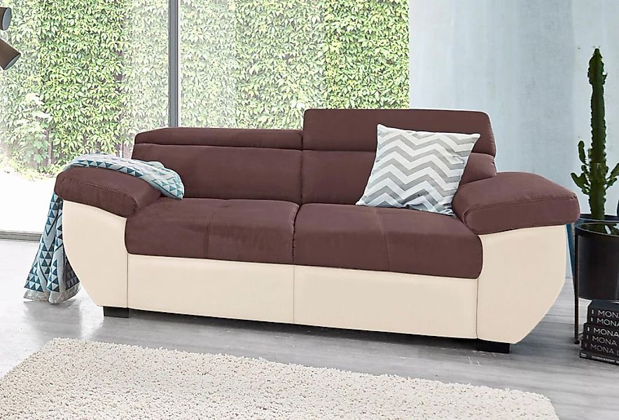 COTTA 2-Sitzer "Speedway", Big-Sofa mit Kopfteilverstellung günstig online kaufen