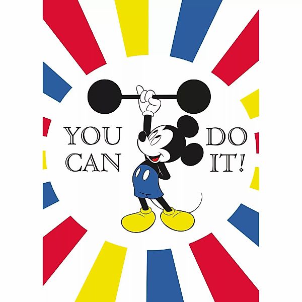 Komar Wandbild Mickey Mouse Do it 50 x 70 cm günstig online kaufen