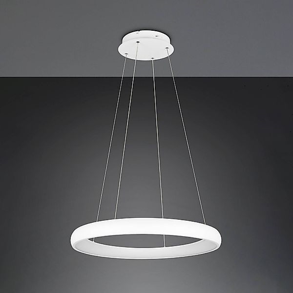 LED-Hängeleuchte Cardona, Ø 75 cm, weiß, CCT, Metall günstig online kaufen