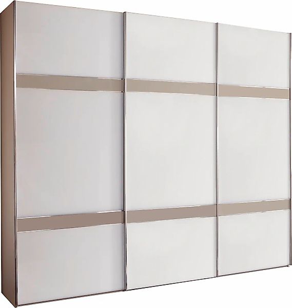 WIEMANN Schwebetürenschrank "Rialto" hochwertige Glasfront mit Querriegeln günstig online kaufen