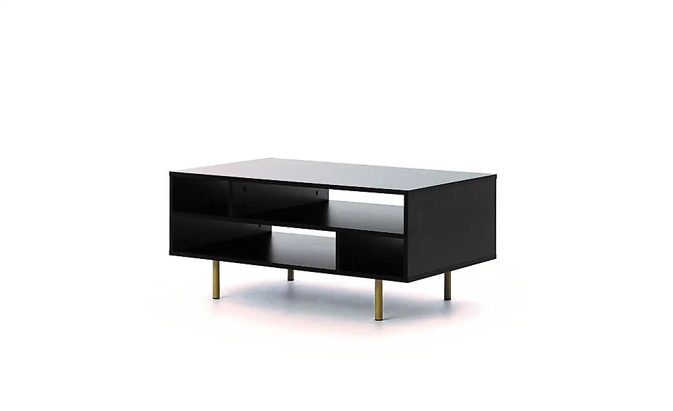 Couchtisch  Bianco ¦ schwarz ¦ Maße (cm): B: 100 H: 45 Tische > Couchtische günstig online kaufen