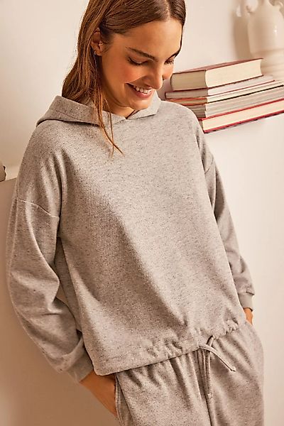 Ysabel Mora Sweatshirt Loungewear 42 grau günstig online kaufen