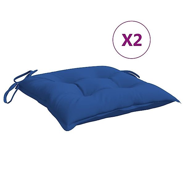 vidaXL Sitzauflage Palettenkissen 2 Stk. Blau günstig online kaufen