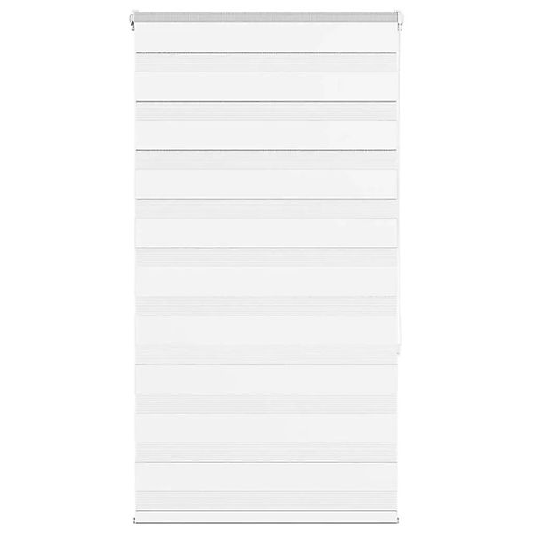 vidaXL Doppelrollo Weiß 75x150 cm Stoffbreite 70,9 cm Polyester 4014750 günstig online kaufen