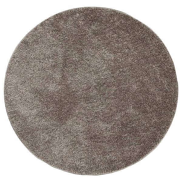 vidaXL Teppich Istan Hochflor Glänzend Grau  120 Cm 1934018 günstig online kaufen