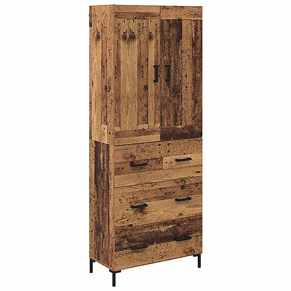 vidaXL Highboard Altholz 69,5 x 34 x 180 cm Holzwerkstoff 3415660 günstig online kaufen