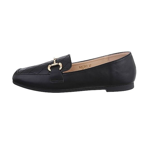 Ital-Design Damen Mokassins Freizeit Slipper (82095899) Blockabsatz Mokassi günstig online kaufen