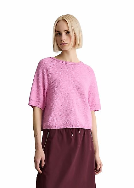 Marc OPolo DENIM Kurzarmpullover "aus Cotton Slub Garn" günstig online kaufen