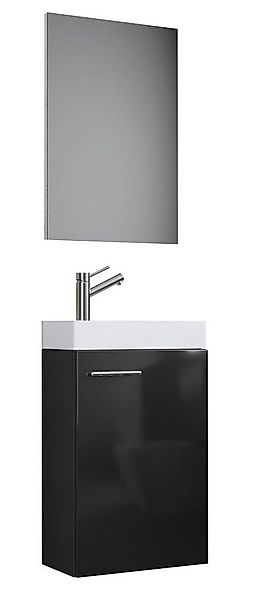 VCM Waschtisch 3-tlg Gäste WC Waschplatz Waschtisch Slito Spiegel günstig online kaufen