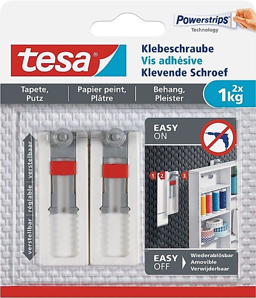 tesa Klebeband Klebeschraube für Tapeten und günstig online kaufen
