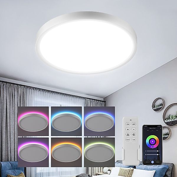 ANTEN LED Deckenleuchte 24W WIFI RGB günstig online kaufen