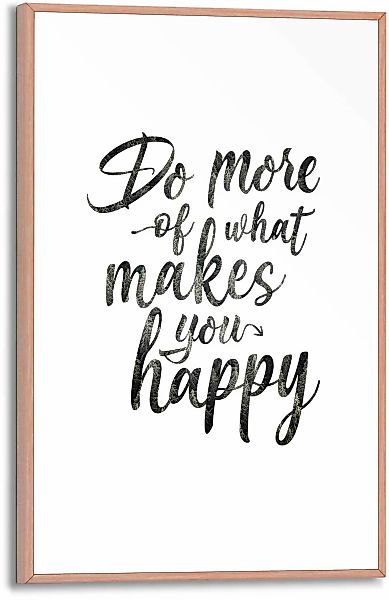 Reinders Poster "Do more of what makes you happy" günstig online kaufen