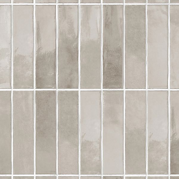 Grosfillex Wandpaneele Element 3D Optik Vertical Tiles Greige 260 cm x 37,5 günstig online kaufen