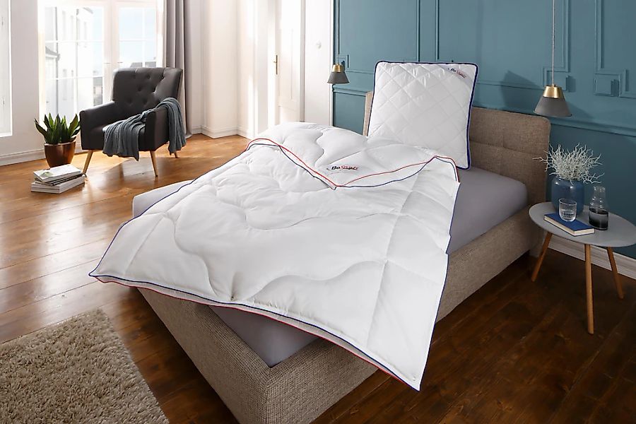 BeSports Bettdecke + Kopfkissen "BeSports Premium" Hohenstein Klimakomfort günstig online kaufen