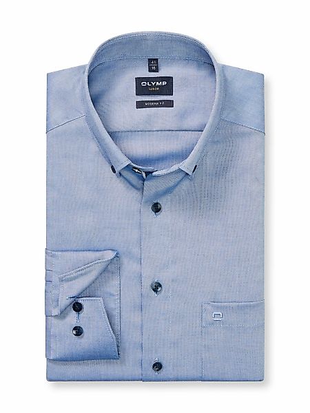 OLYMP Langarmhemd "Luxor", modern fit, Businesshemd, Button-down-Kragen günstig online kaufen