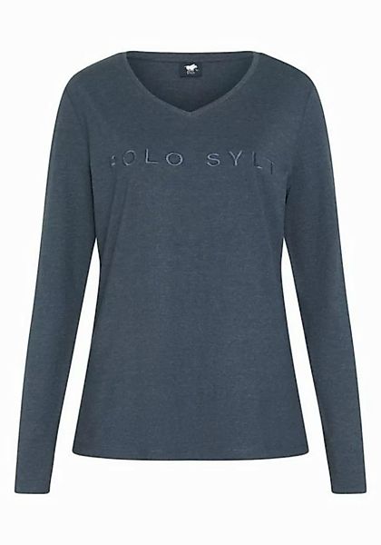 Polo Sylt Print-Shirt im Label-Design günstig online kaufen