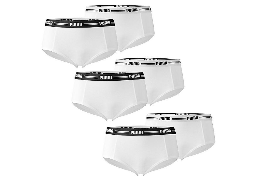 PUMA BODYWEAR Slip Mini-Shorts (Set, 6-St., 6er Pack) Mini Shorts, Logobund günstig online kaufen