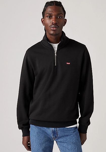 Levis "ORIGINAL HM 1/4 ZIP", mit Troyer-Kragen und Logo-Stickerei günstig online kaufen