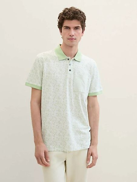 TOM TAILOR Poloshirt Poloshirt mit Allover Print günstig online kaufen