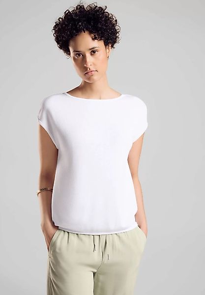 STREET ONE T-Shirt EOS_summer knit look shirt günstig online kaufen