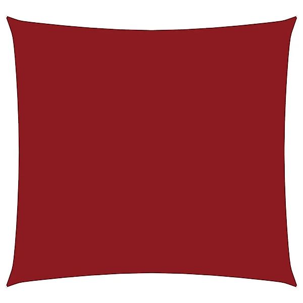 vidaXL Sonnensegel Oxford-Gewebe Quadratisch 5x5 m Rot 135636 günstig online kaufen