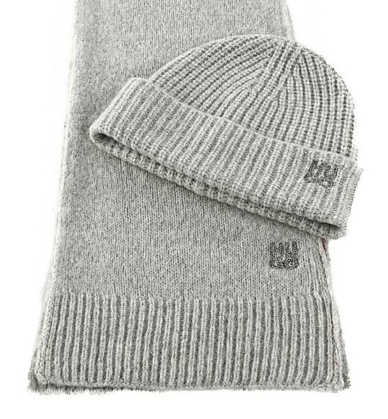 HUGO Strickmütze Set (Set, 2-St) günstig online kaufen