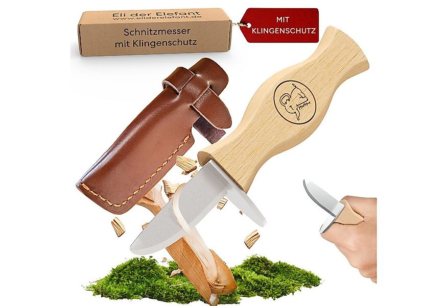 Eli Taschenmesser Schnitzmesser für Kinder ab 6 Jahre inkl. Klingenschutz a günstig online kaufen