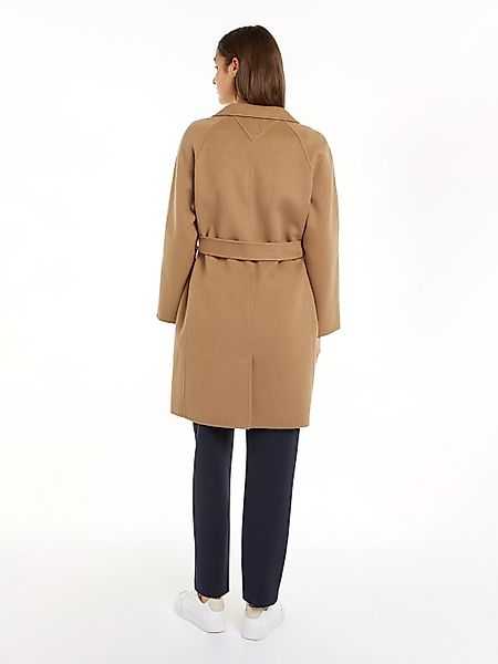 Tommy Hilfiger Kurzmantel "REG DF WOOL BELTED COAT", mit Gürtel günstig online kaufen